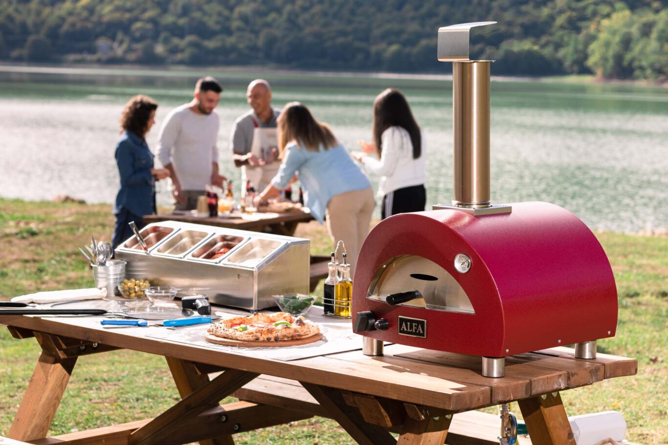 Outdoorkamine, Gartenkamine und Pizzaöfen von Flammenspiel