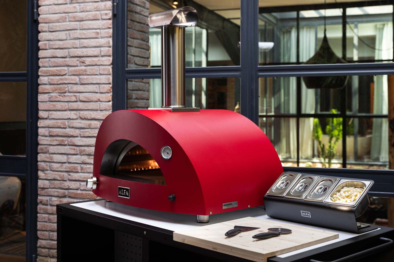 ALFA Pizzaofen für den Garten und die Terrasse von Flammenspiel in Essen